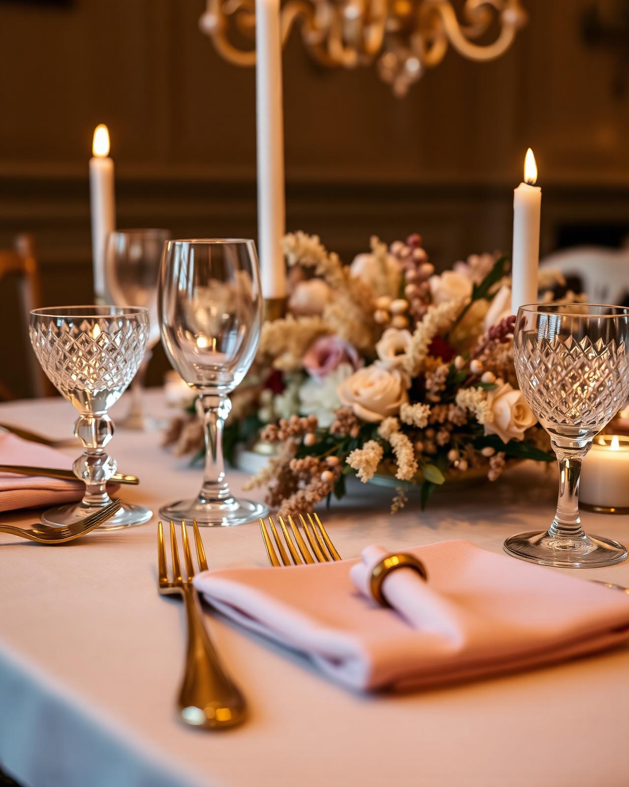 Detailed tablescape